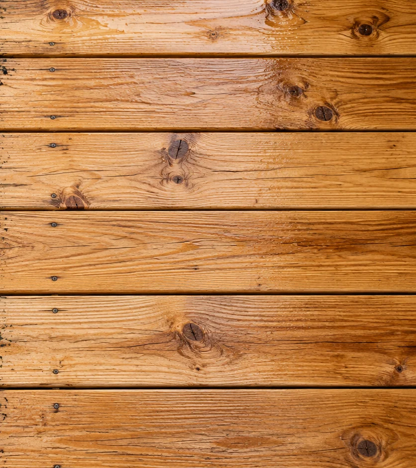 Illustrative clean wood surface
