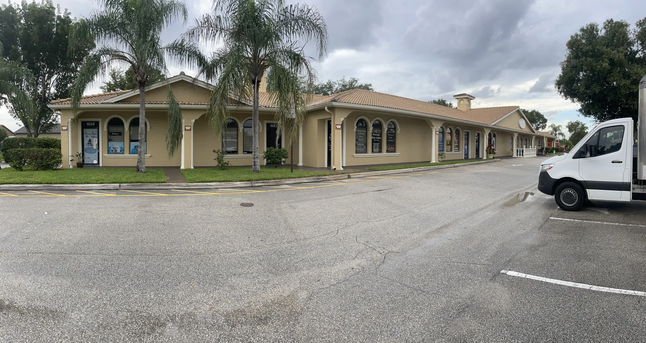 Front exterior of a commercial property